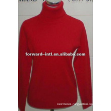 pure cashmere turtle neck pullover for ladies